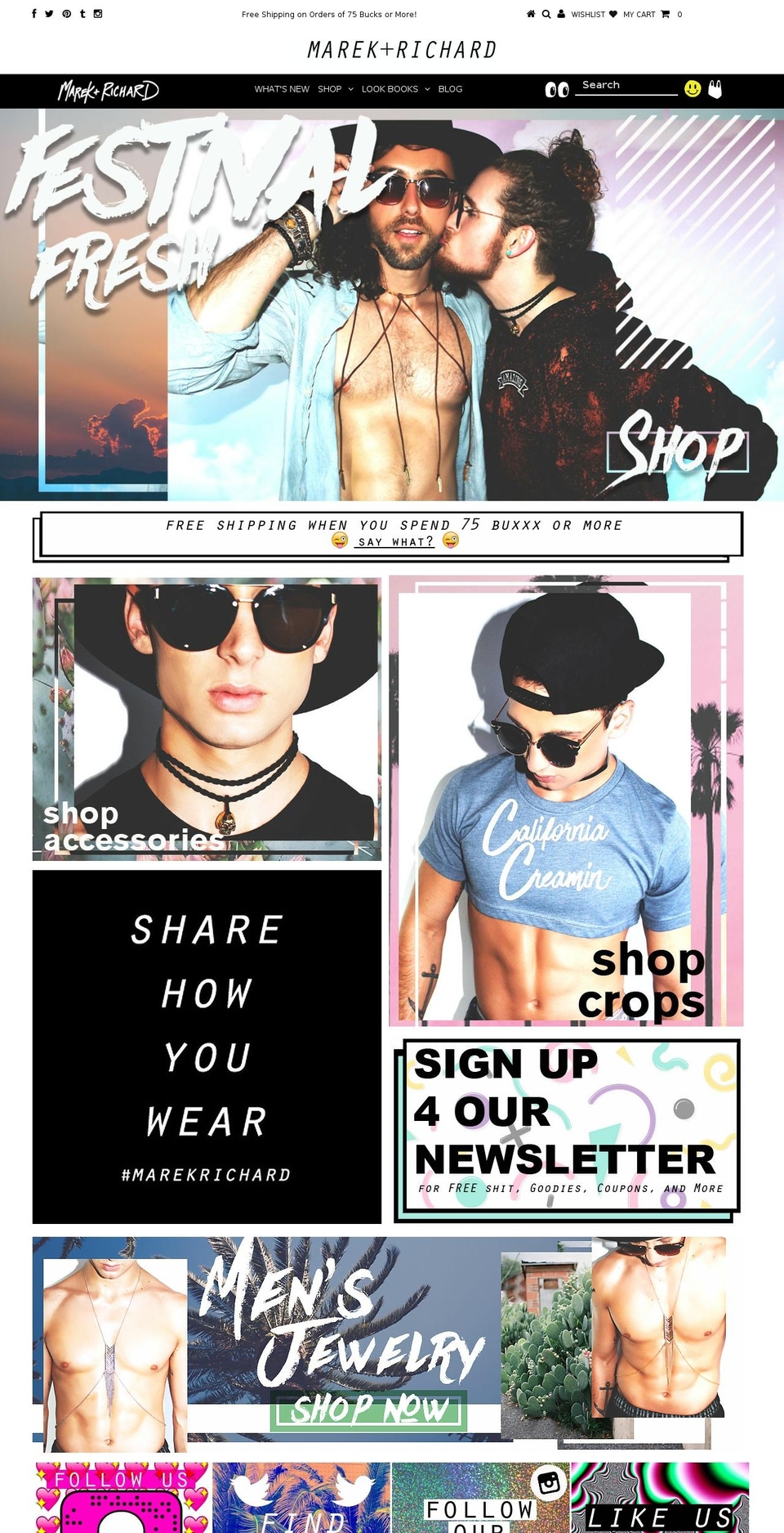 marekrichard.com shopify website screenshot