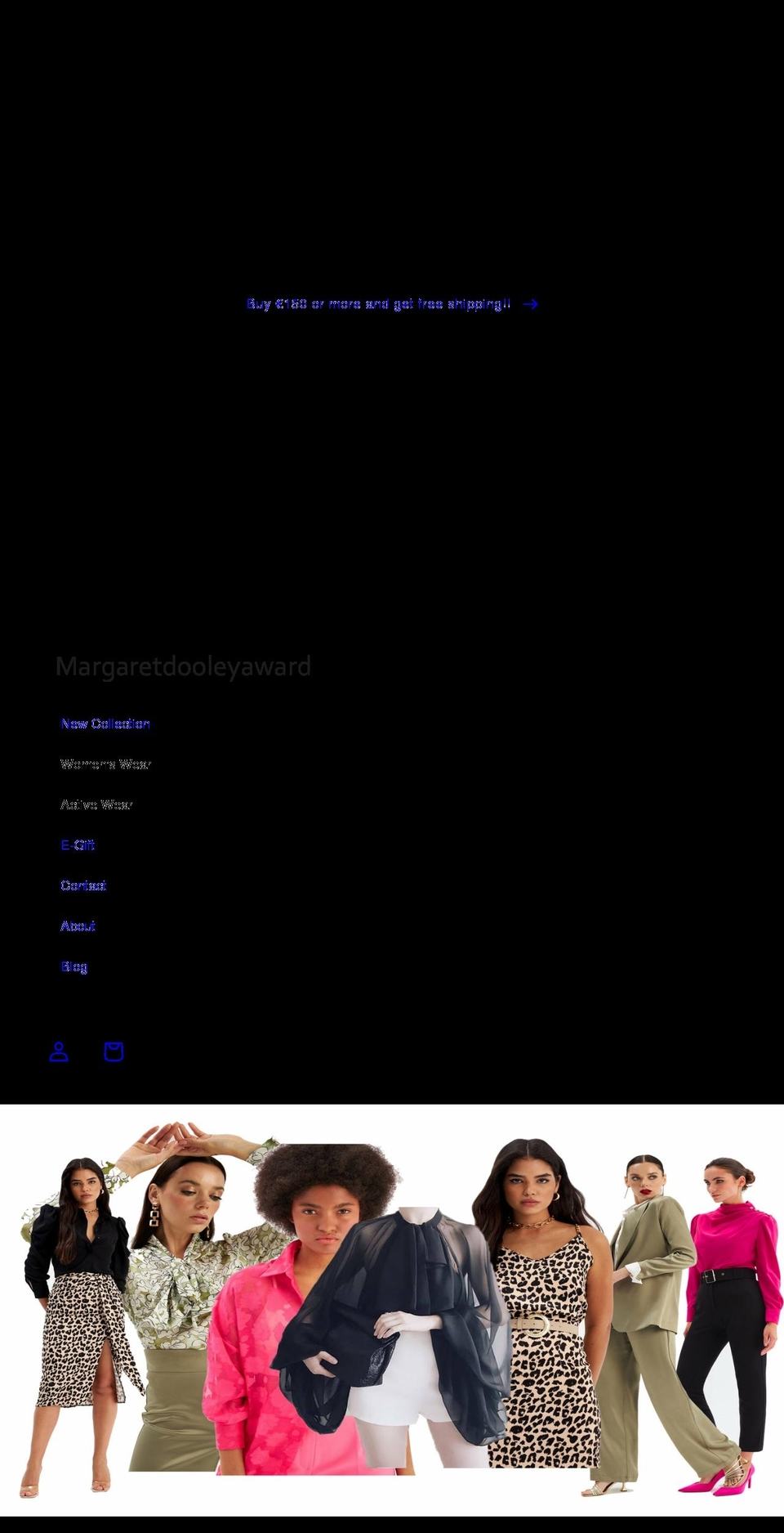 margaretdooleyaward.com shopify website screenshot