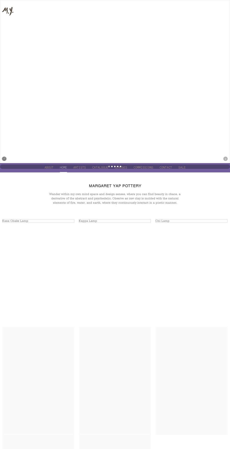 margaretyap.com shopify website screenshot