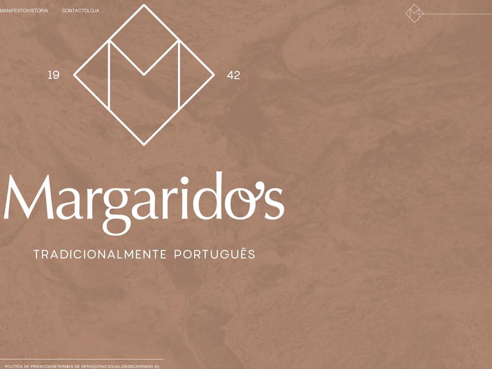 margaridos.pt shopify website screenshot