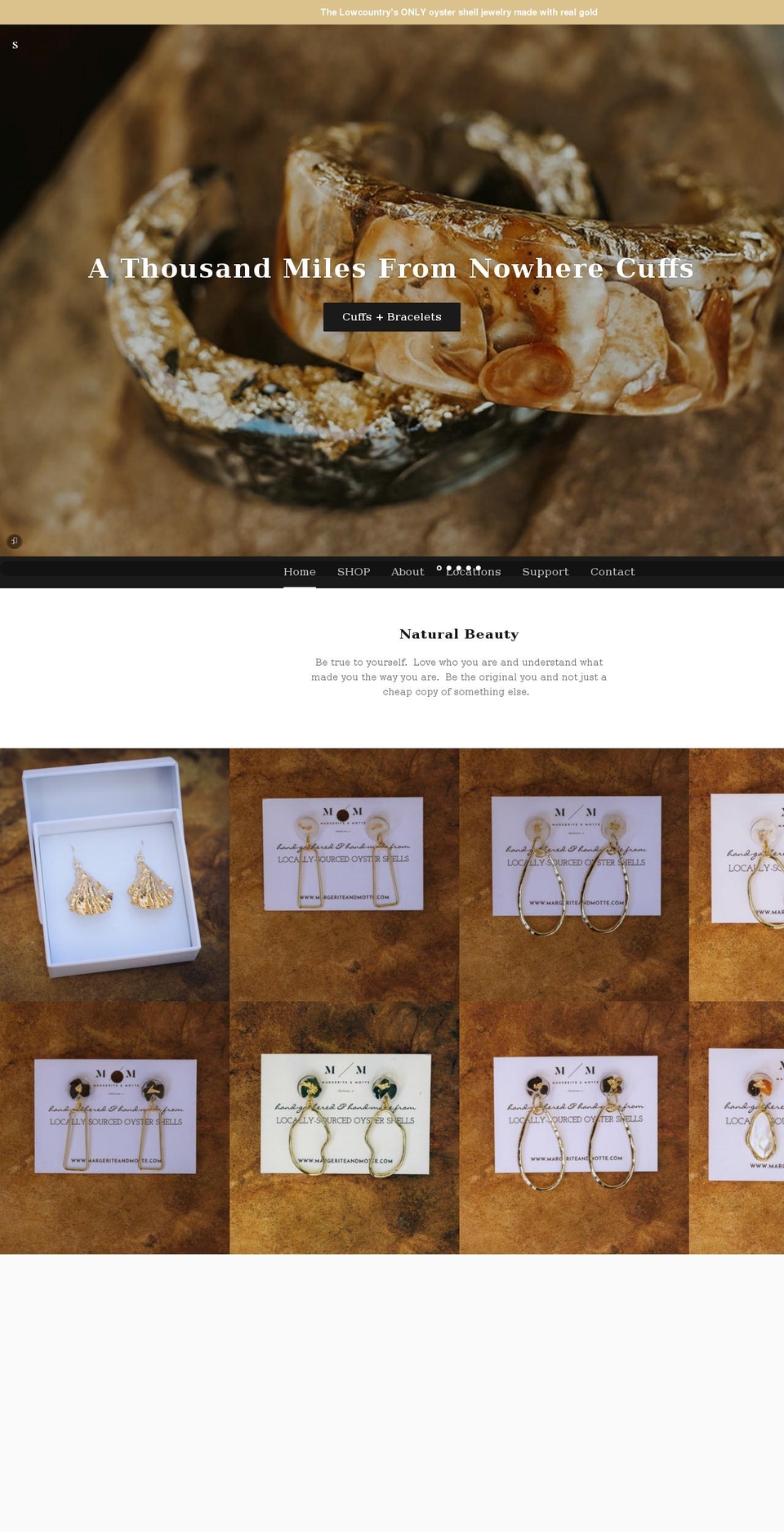 margeriteandmotte.com shopify website screenshot