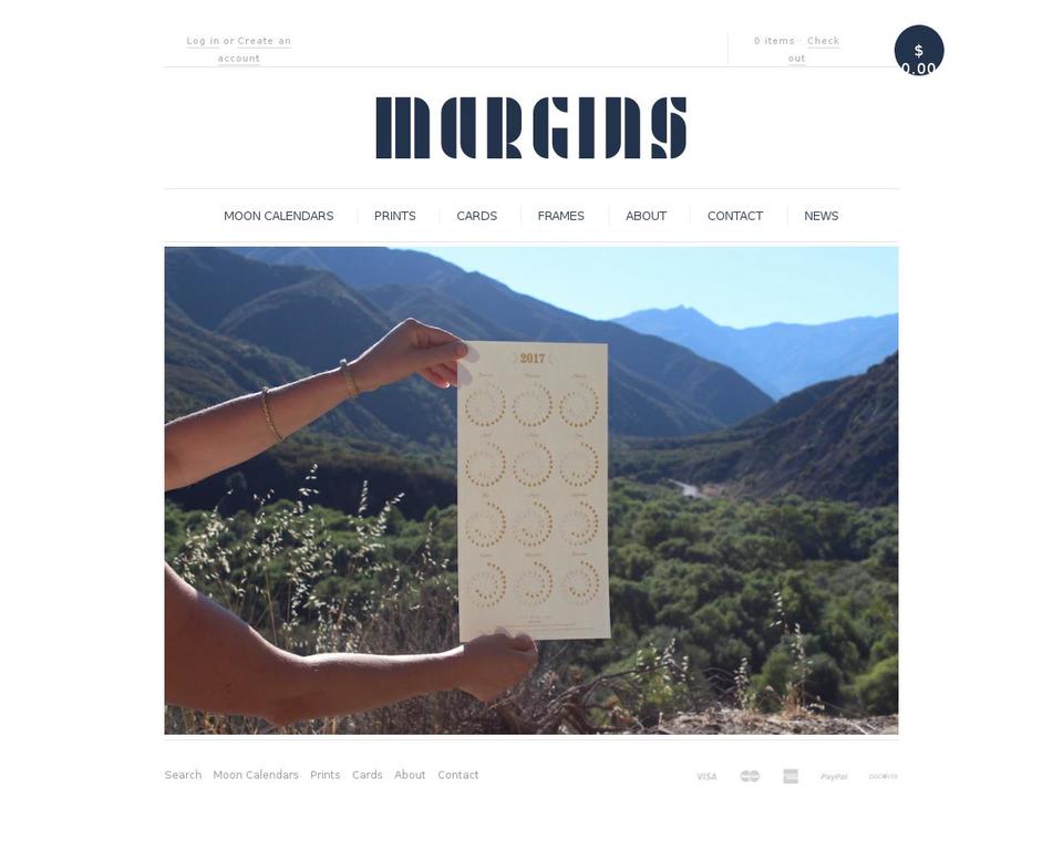 marginsimprint.com shopify website screenshot