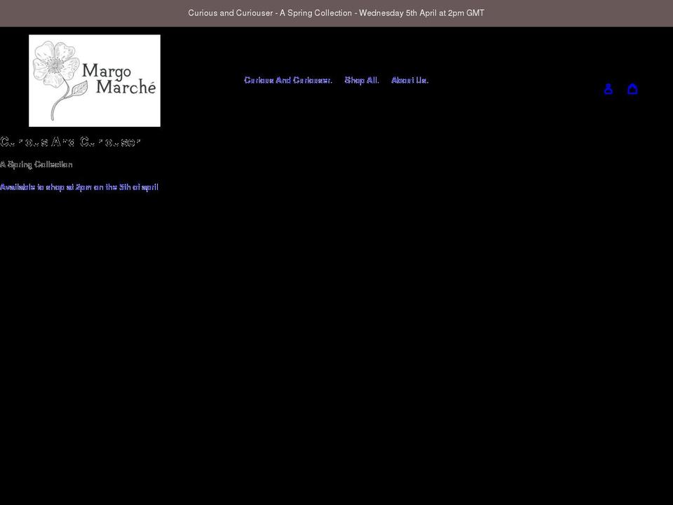 margomarche.com shopify website screenshot