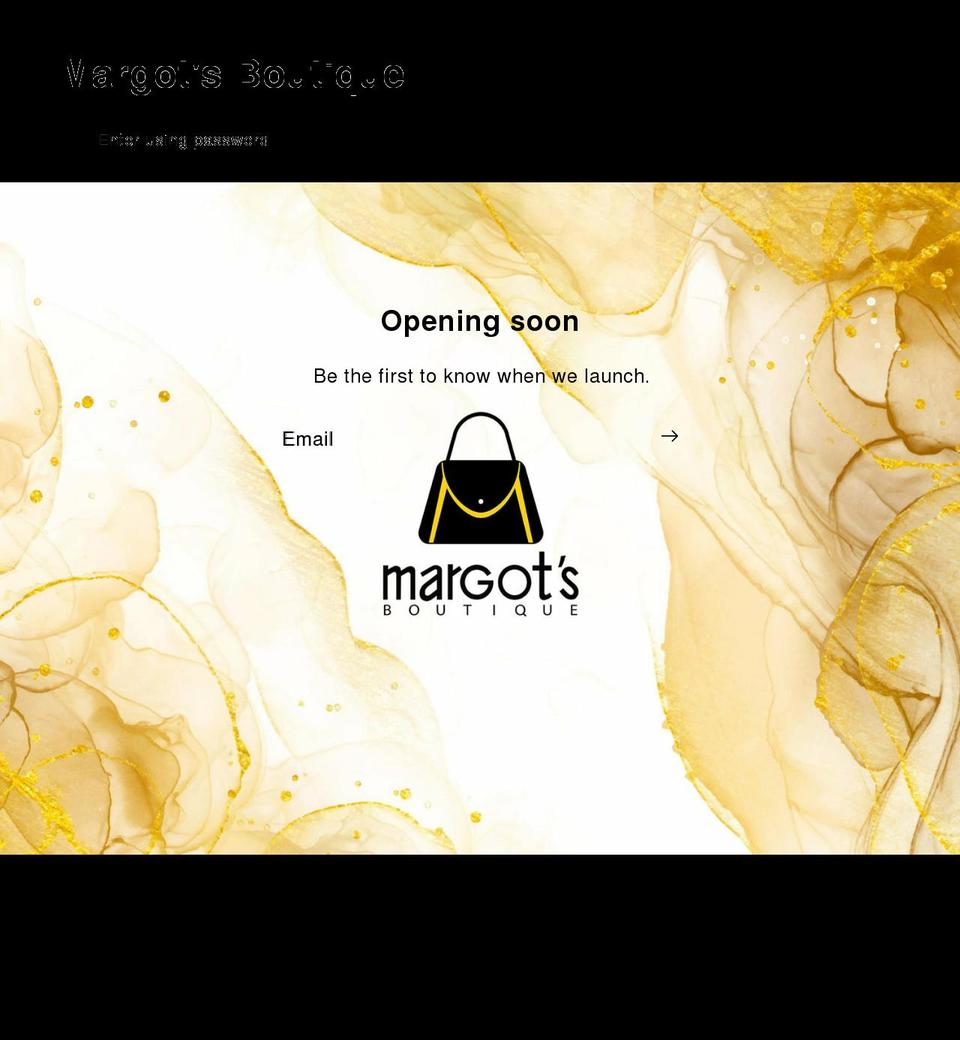 margotsboutique.com shopify website screenshot