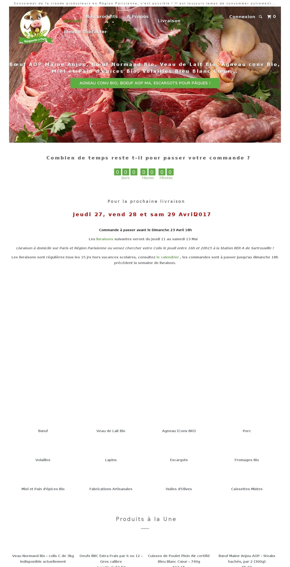 marguerite-a-paris.com shopify website screenshot