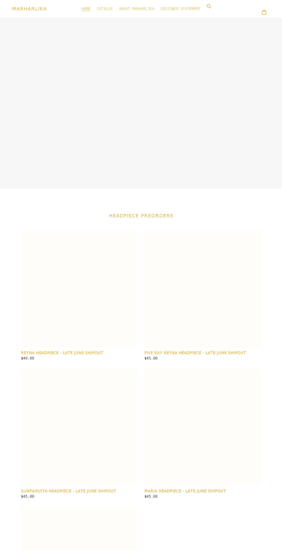 marharlika.com shopify website screenshot