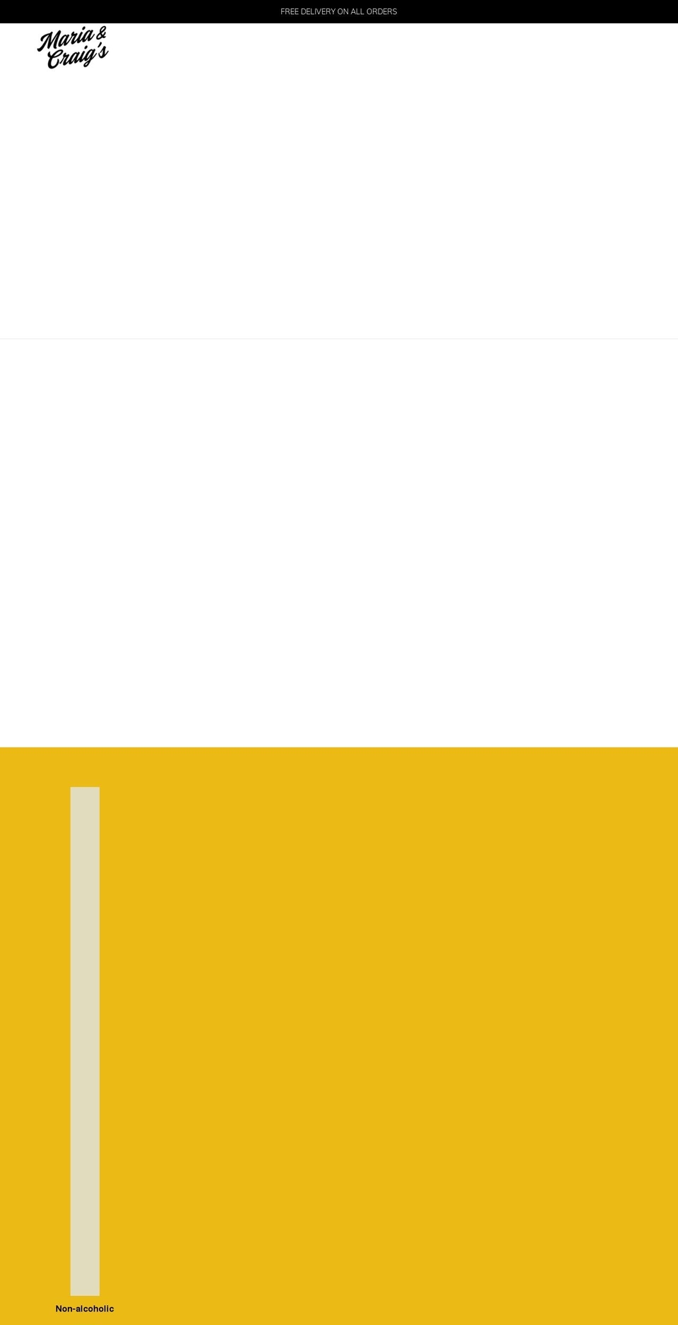 maria-and-craigs.com shopify website screenshot