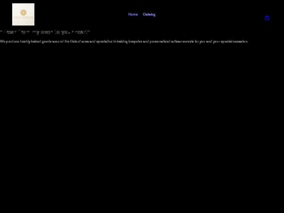 mariabonita.uk shopify website screenshot