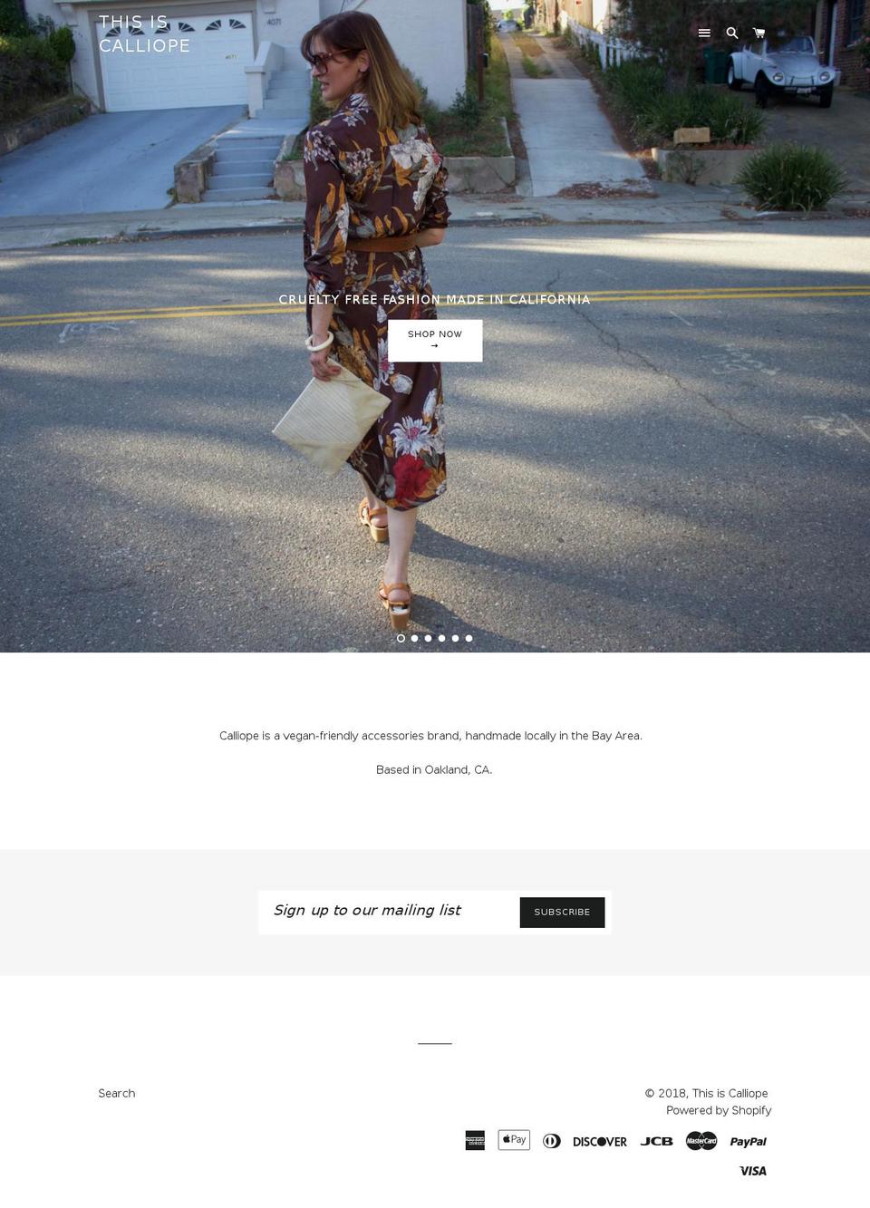 mariajaneff.com — Shopify storefront screenshot