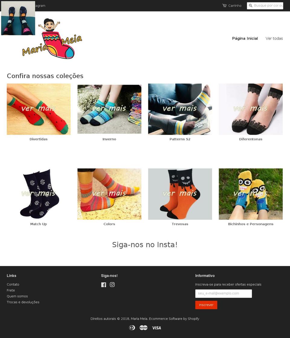 mariameia.com — Shopify storefront screenshot