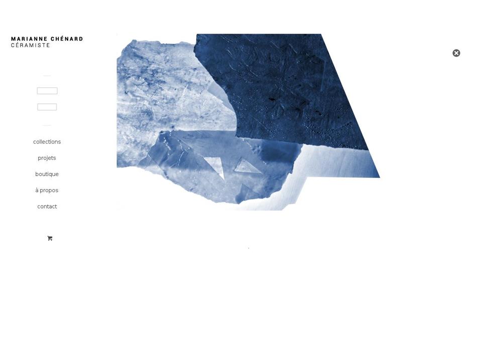 mariannechenard.com — Shopify storefront screenshot