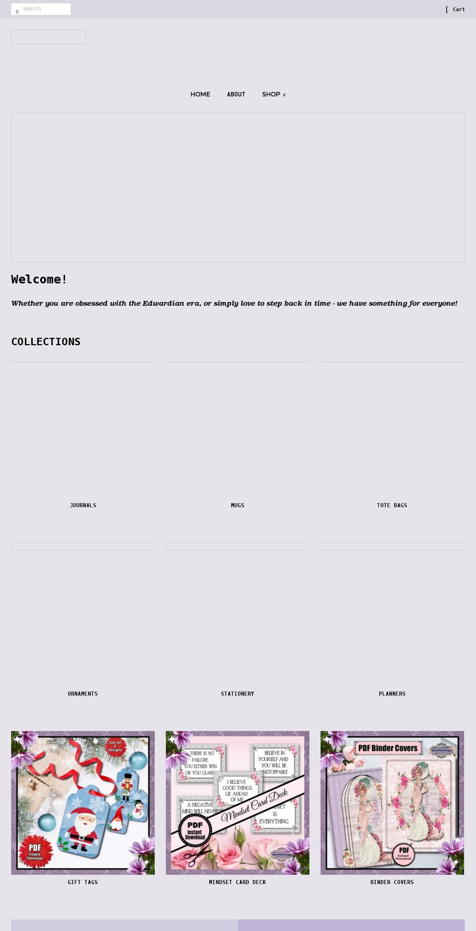 mariewinterdesigns.com shopify website screenshot