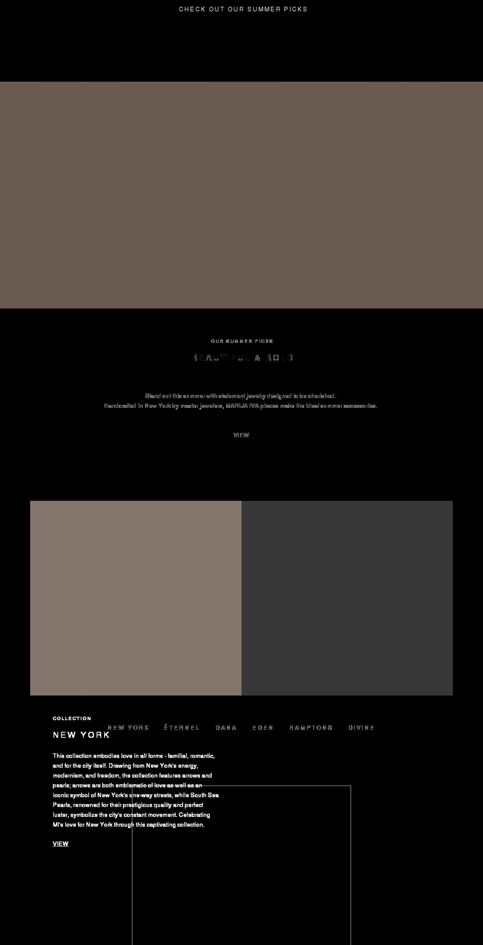 marijaiva.com shopify website screenshot