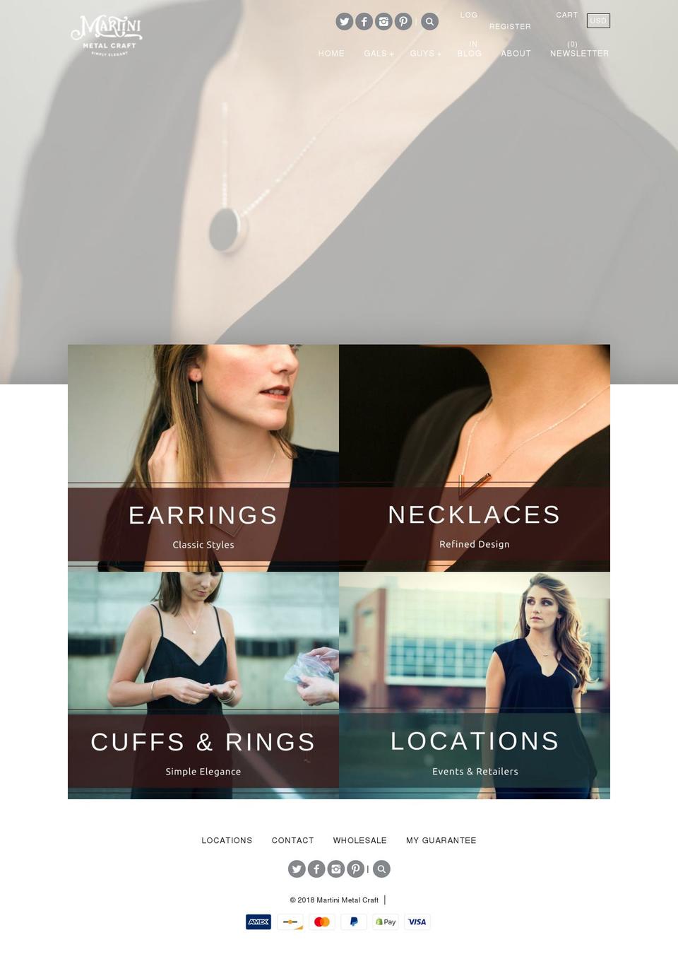 marijomartini.com — Shopify storefront screenshot