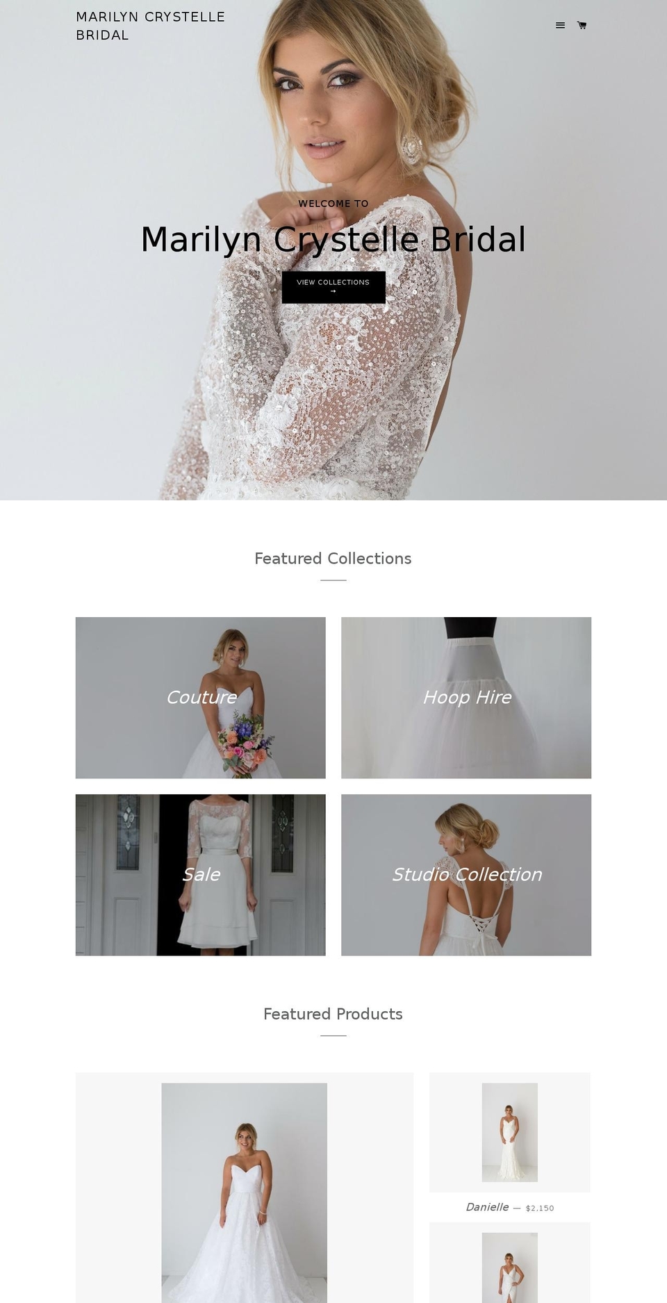 marilyncrystelle.com.au shopify website screenshot