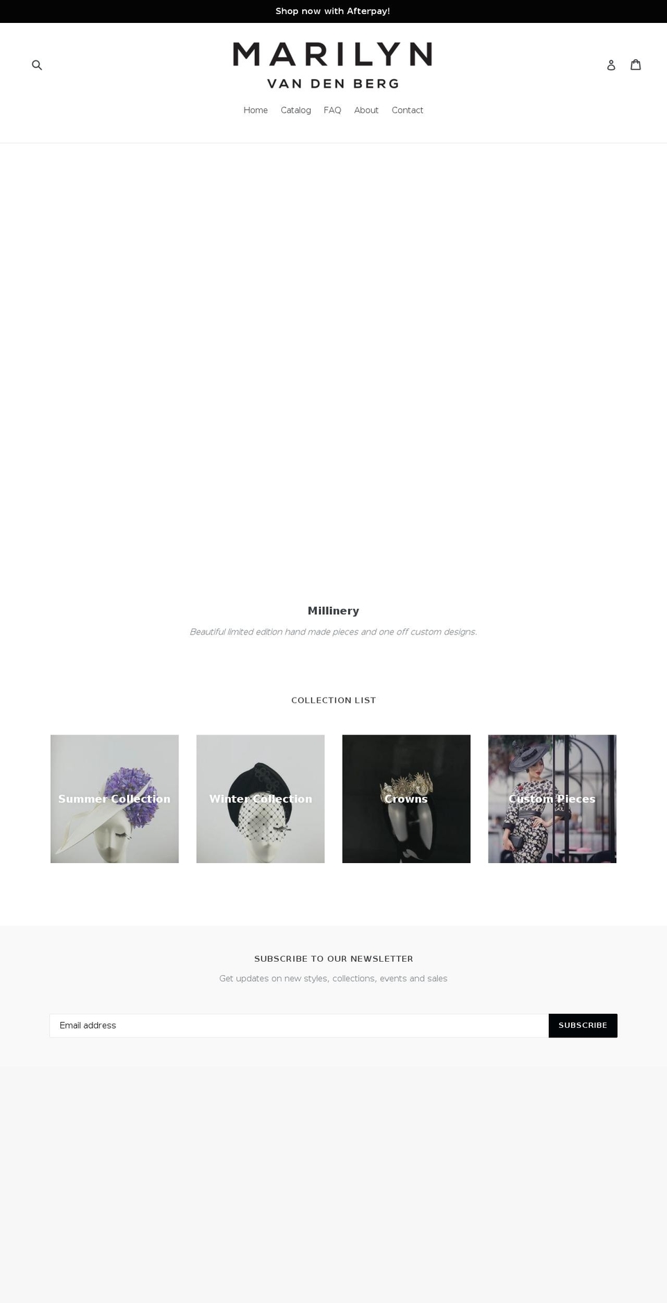 marilynvandenberg.com.au shopify website screenshot