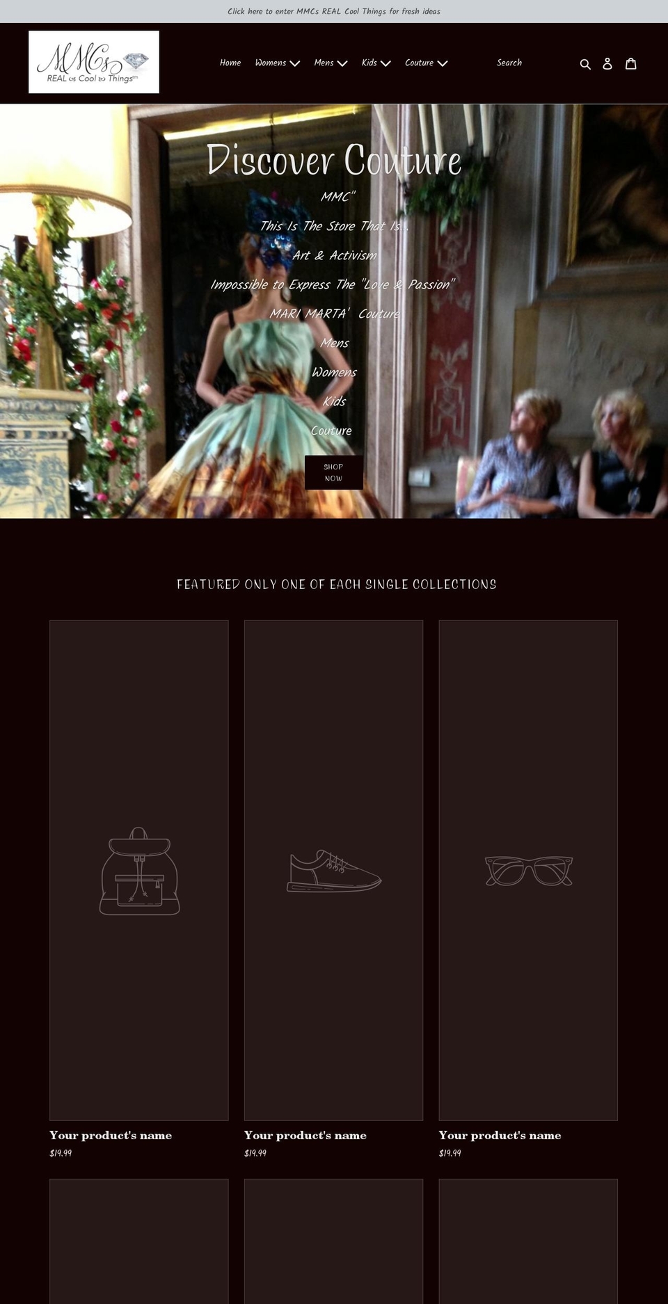 marimarta.com — Shopify storefront screenshot