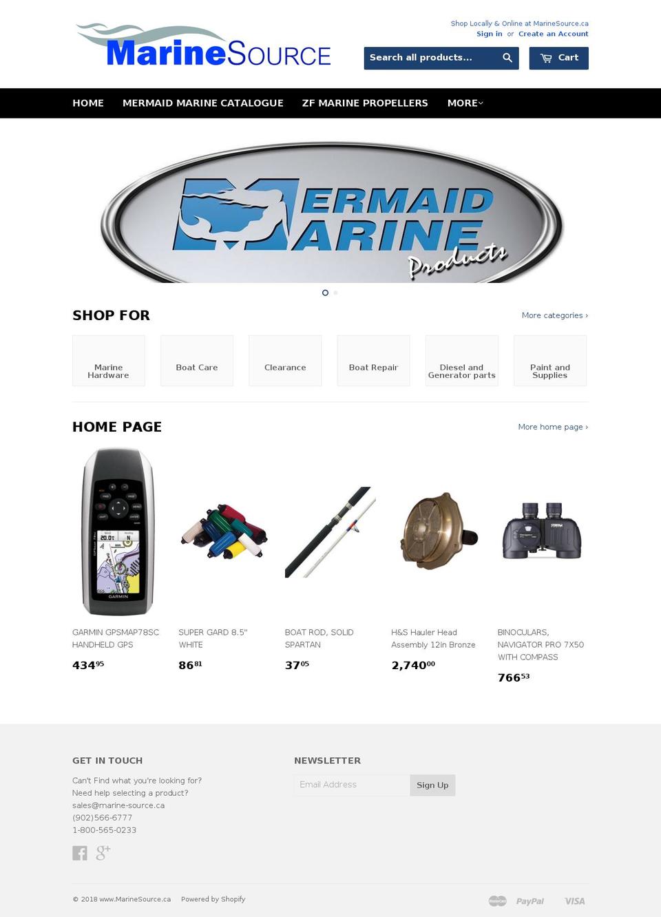 20180305 Shopify theme site example marinesource.ca