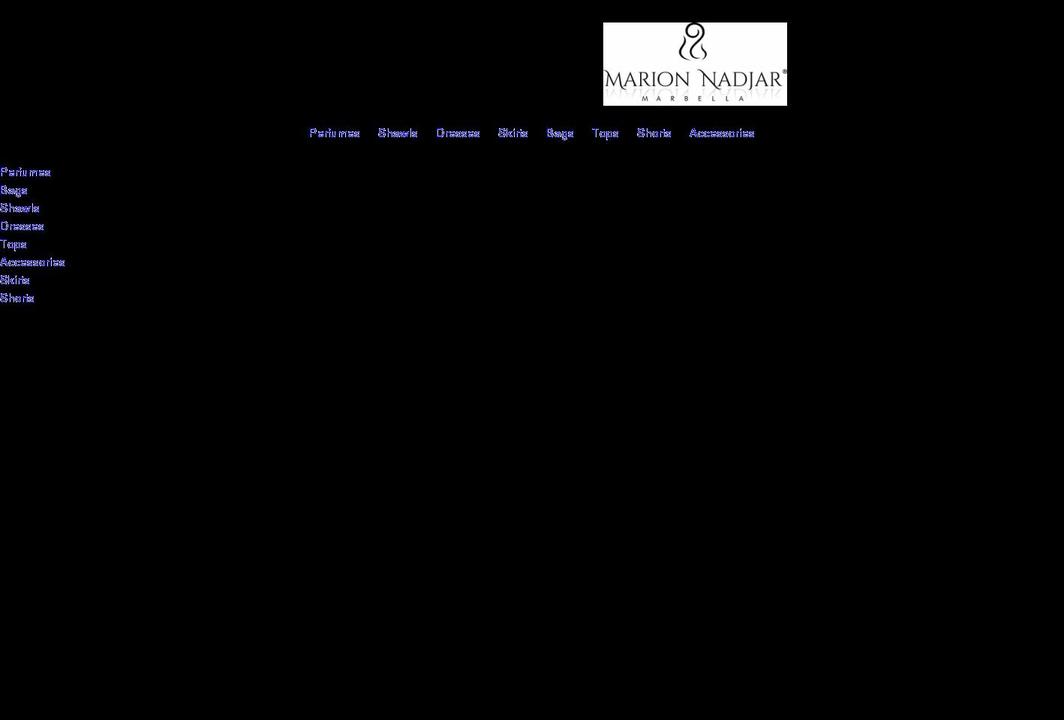 marionnadjarmarbella.com shopify website screenshot