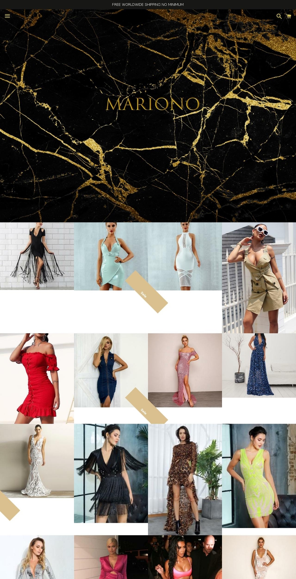 marionoboutique.com — Shopify storefront screenshot