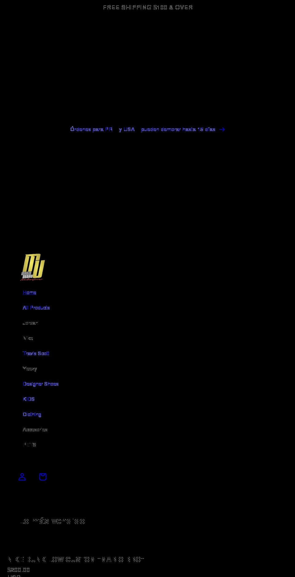 mariourbanstore.com shopify website screenshot