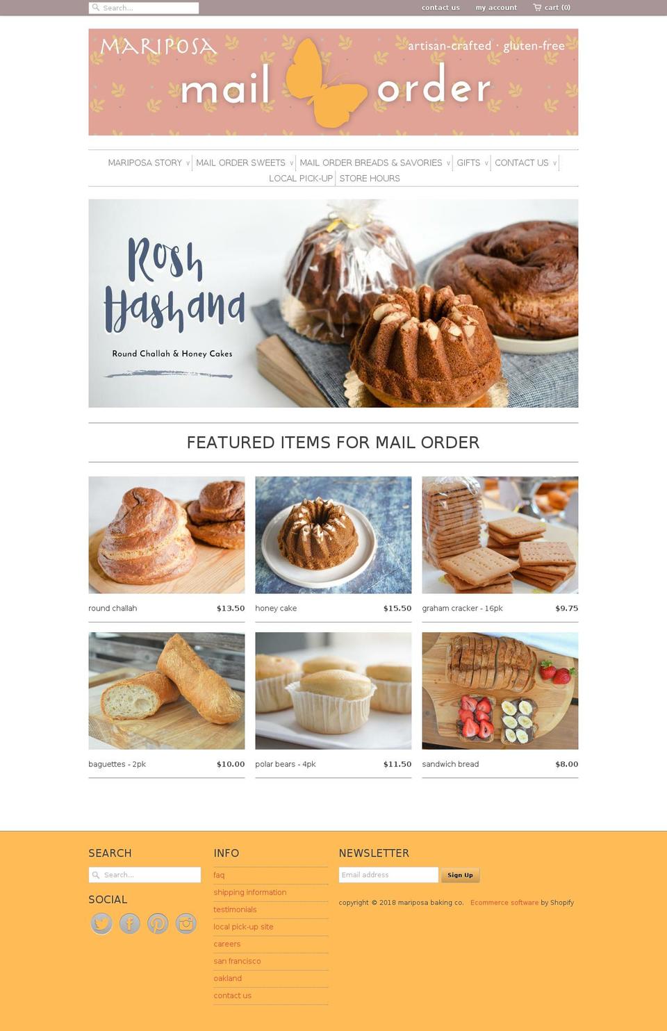 mariposabaking-new-test Shopify theme site example mariposabakers.com
