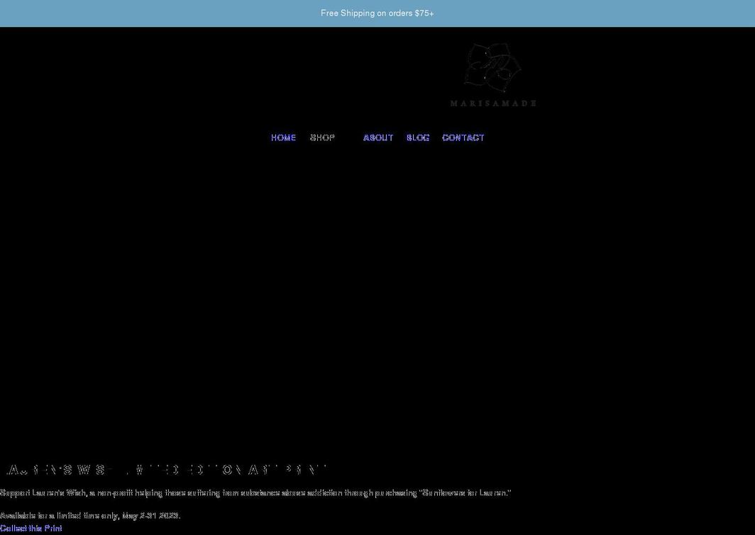 marisamade.com shopify website screenshot