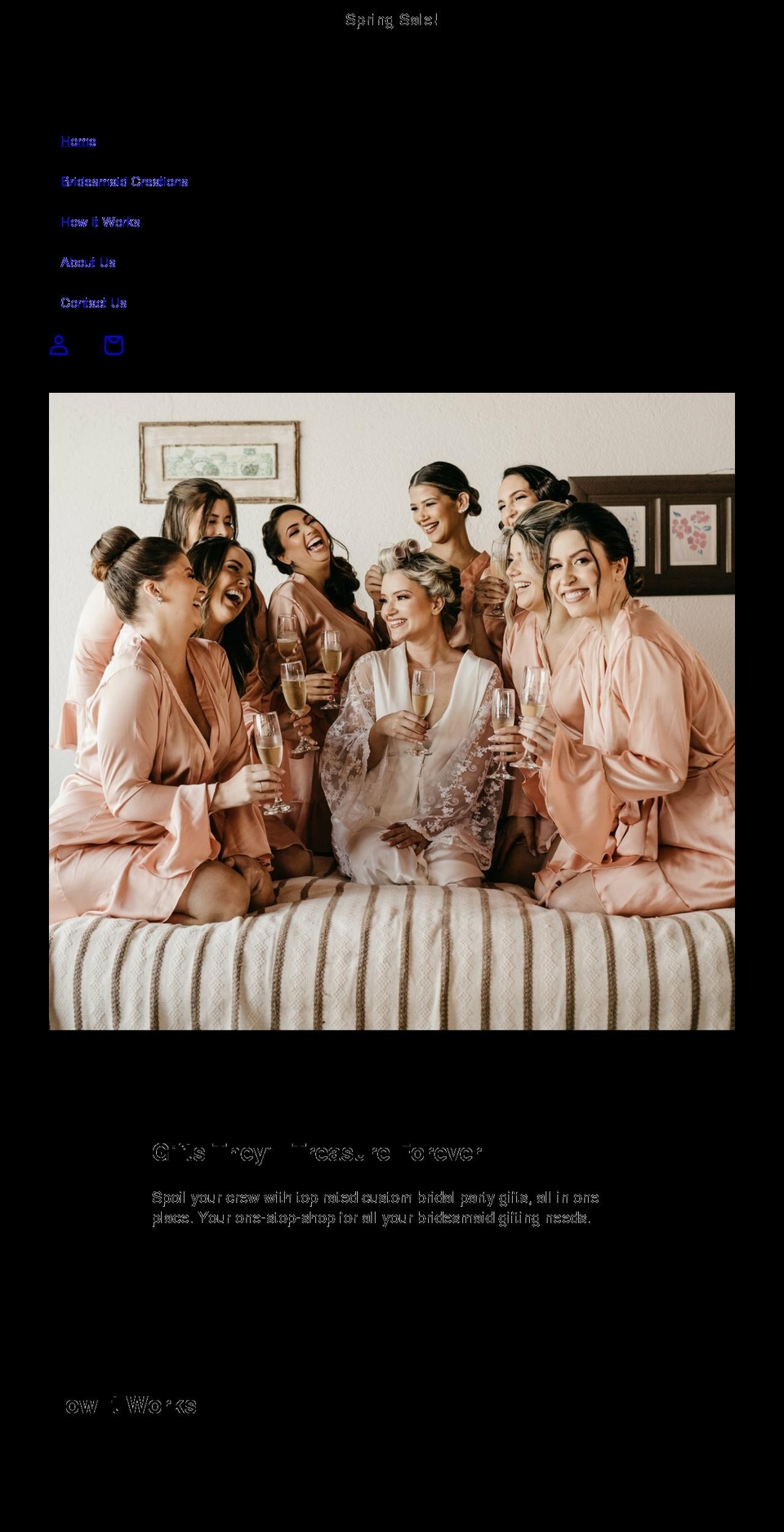 maritalcreations.com shopify website screenshot