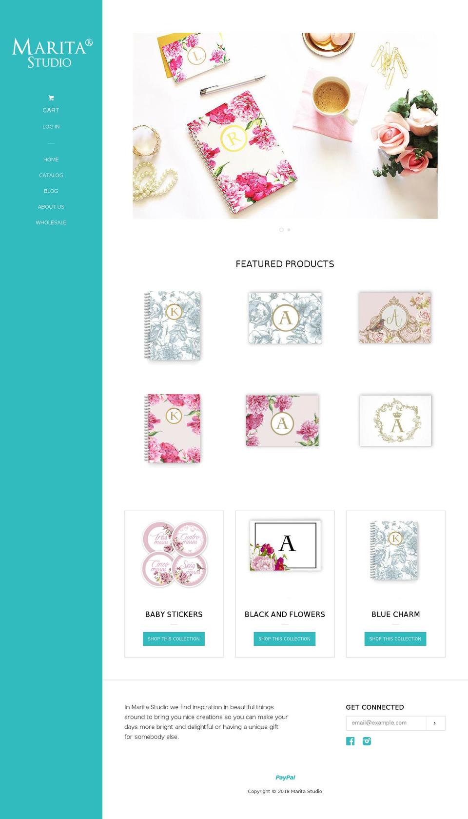 maritastudio.com — Shopify storefront screenshot