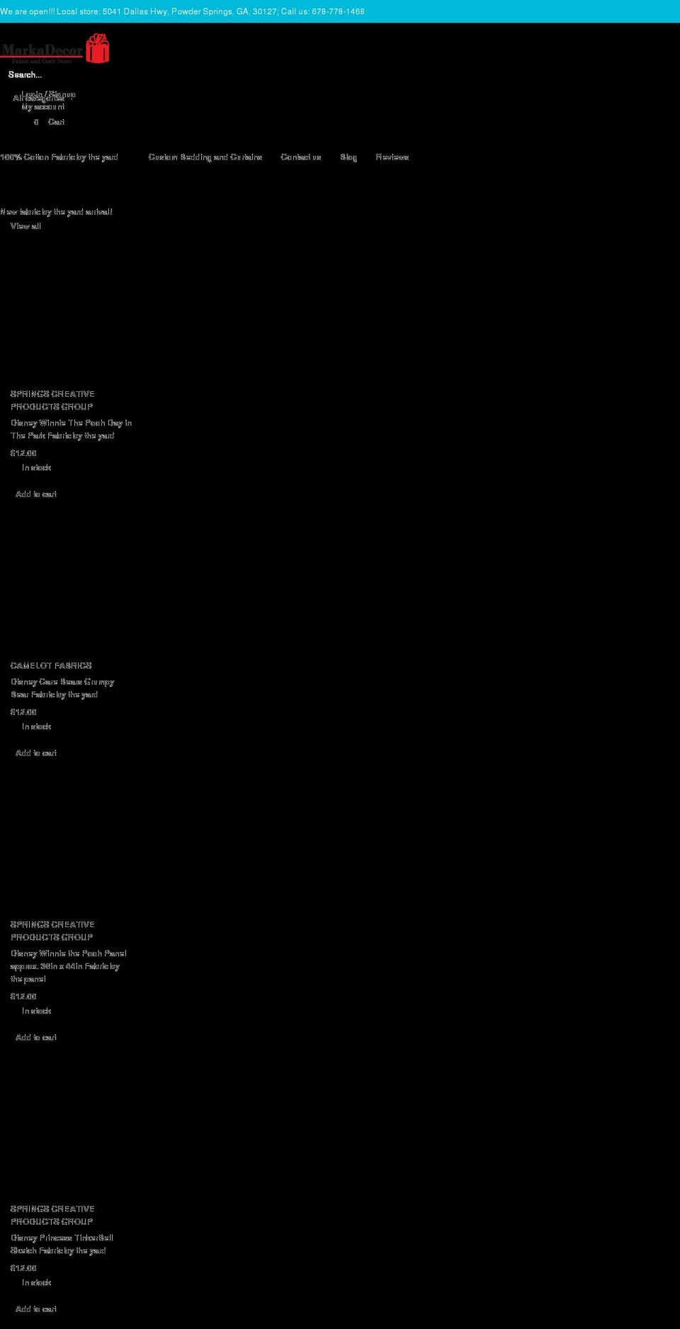 markadecor.com shopify website screenshot