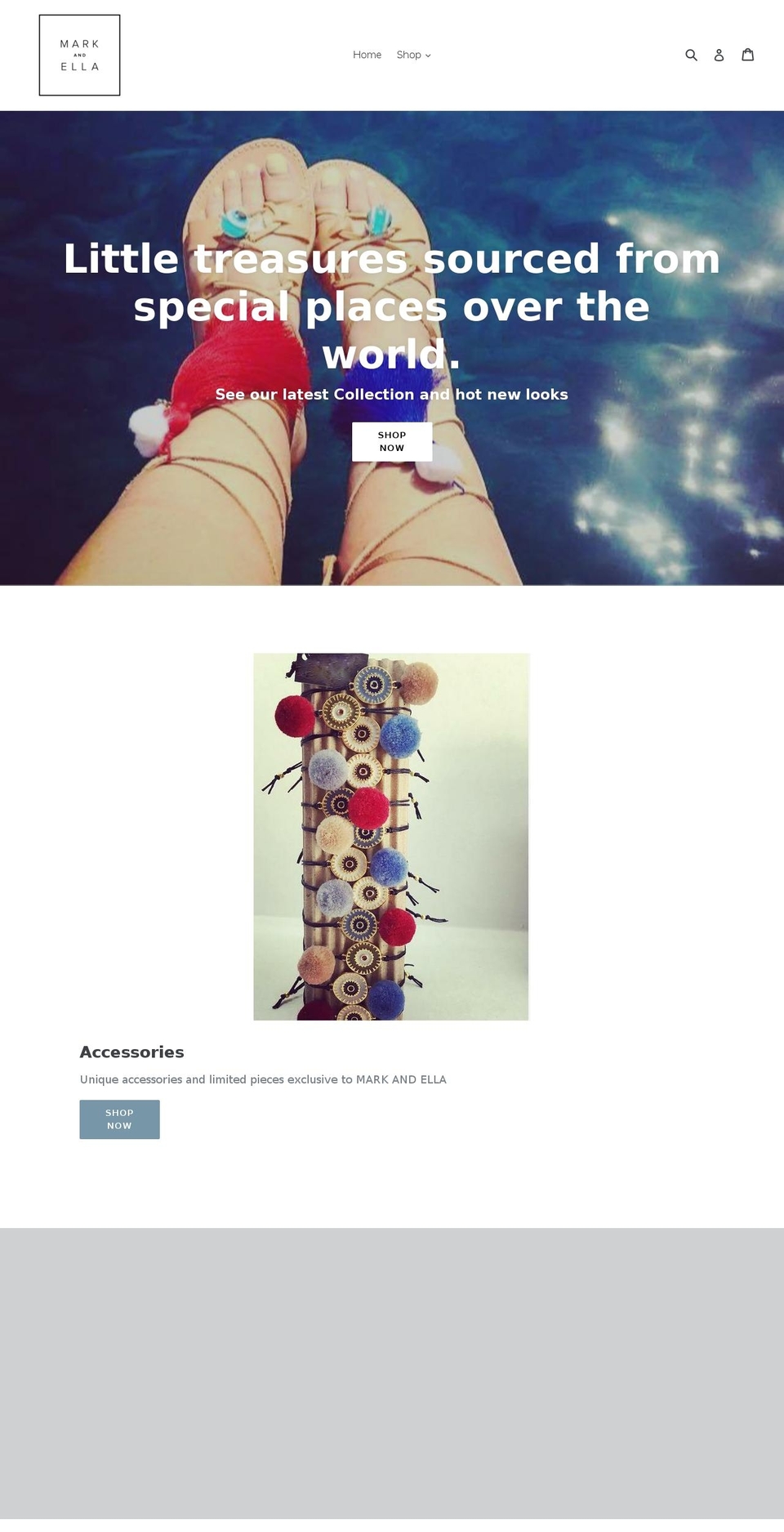 markandella.com.au shopify website screenshot