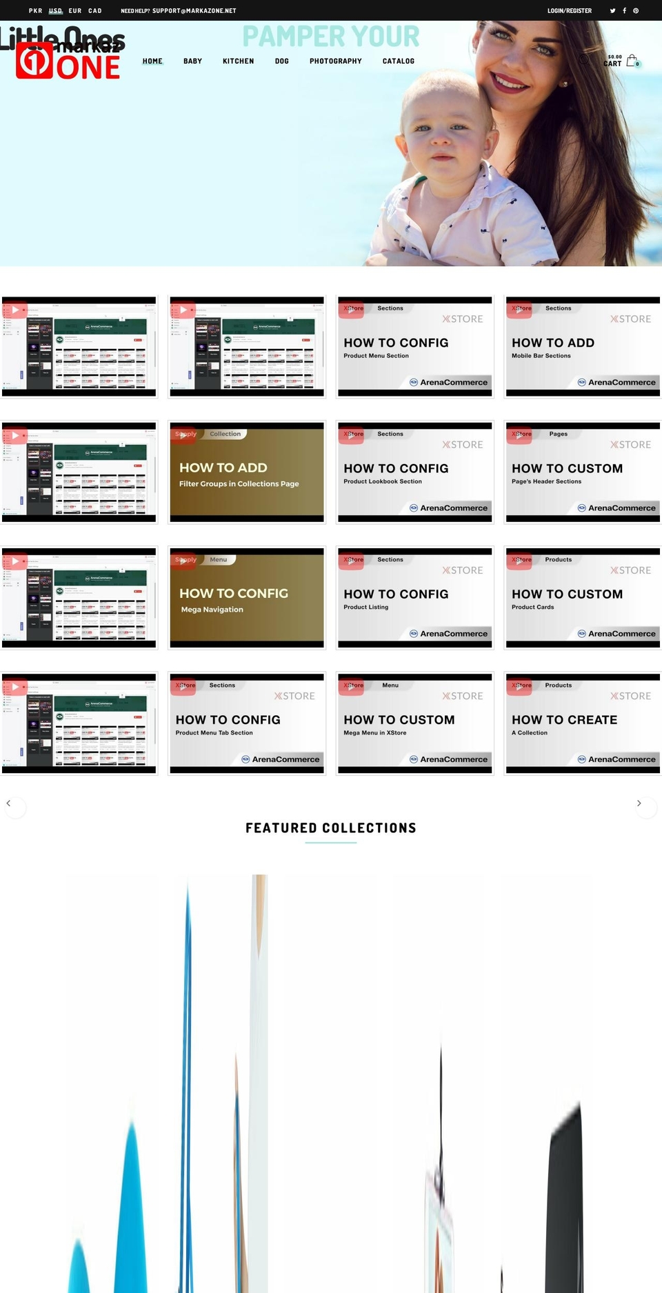 markazone.net shopify website screenshot