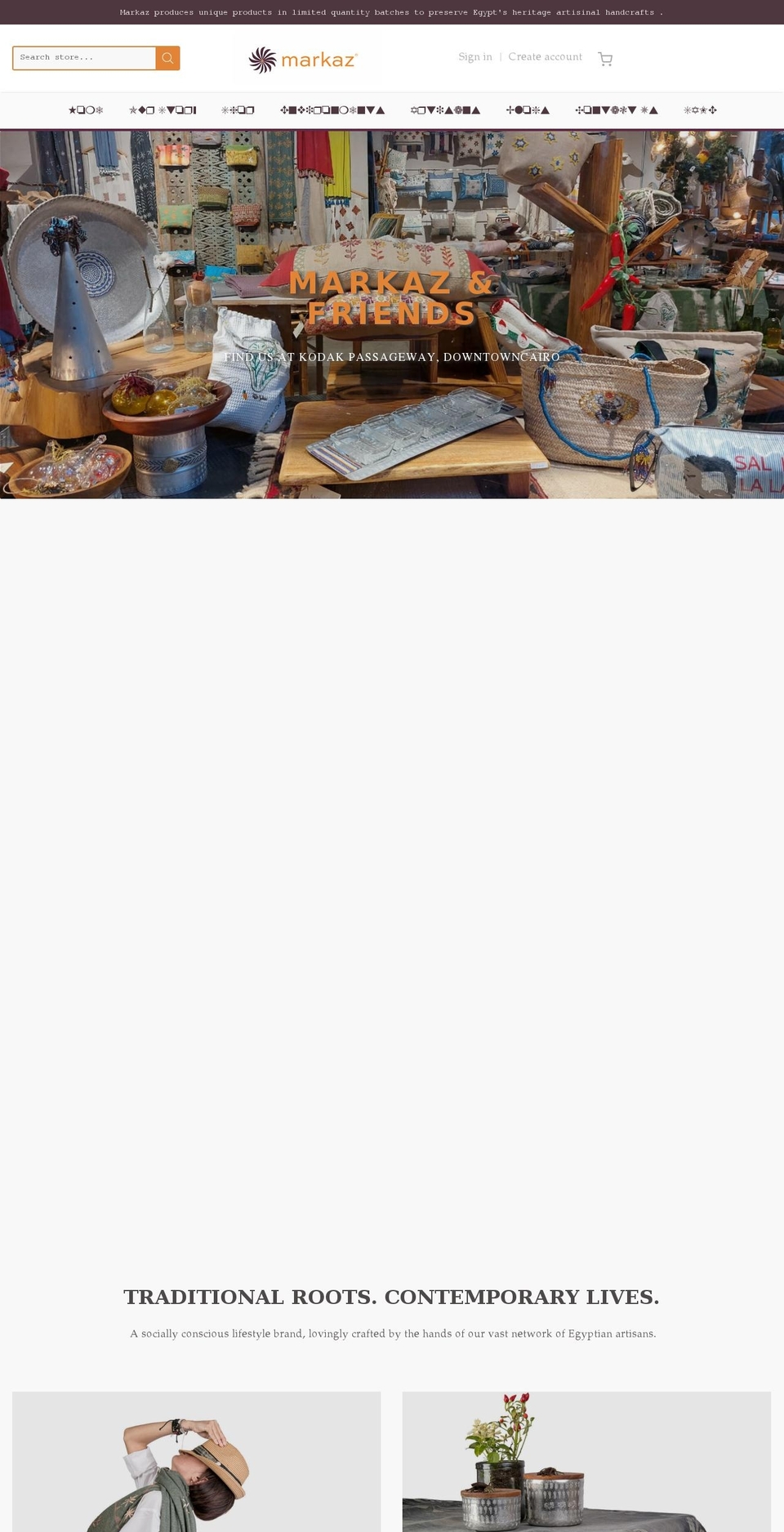 markazstore.com shopify website screenshot