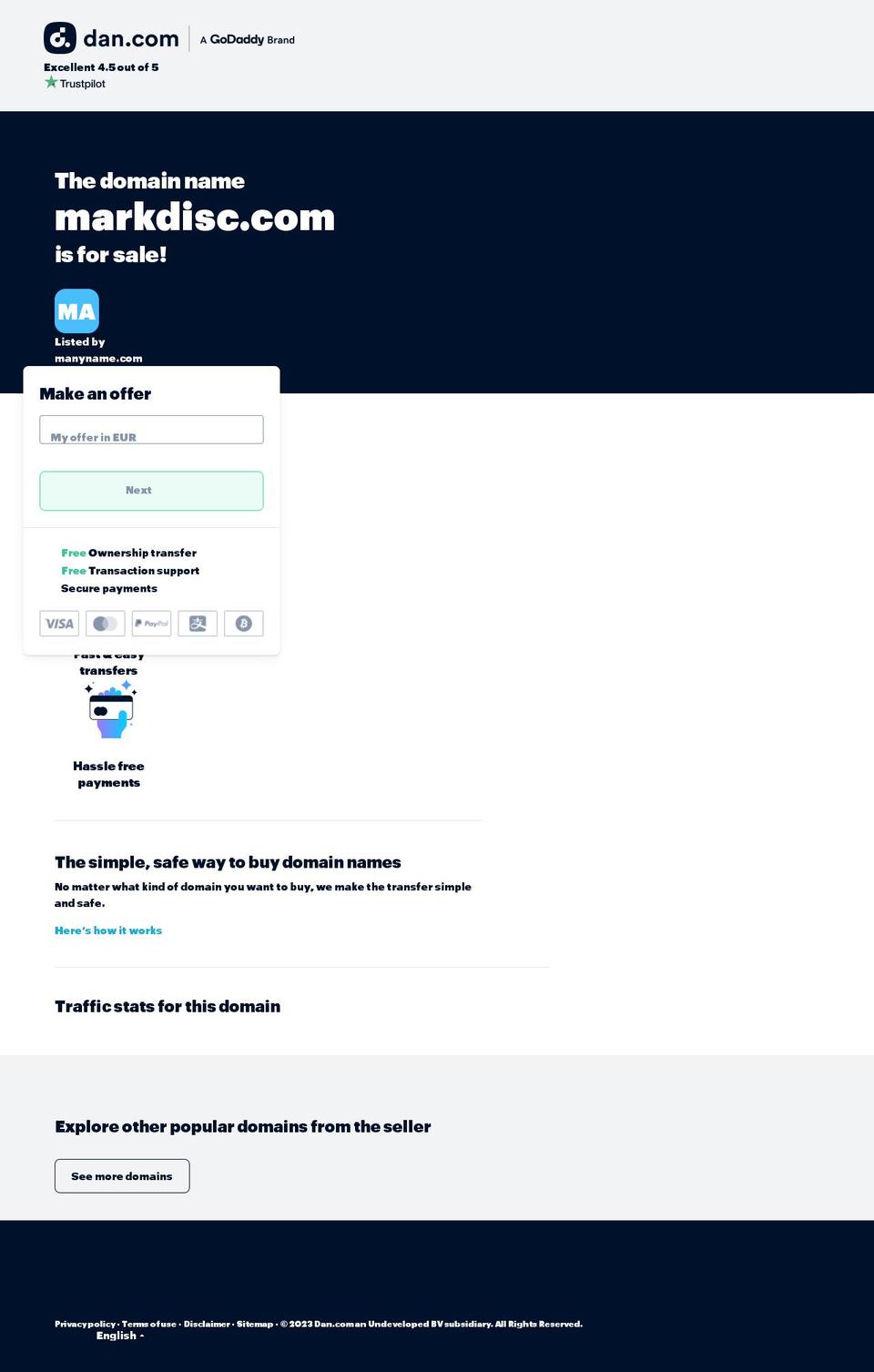 markdisc.com — Shopify storefront screenshot