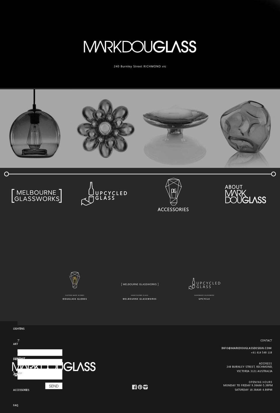 Ira Shopify theme site example markdouglassdesign.com