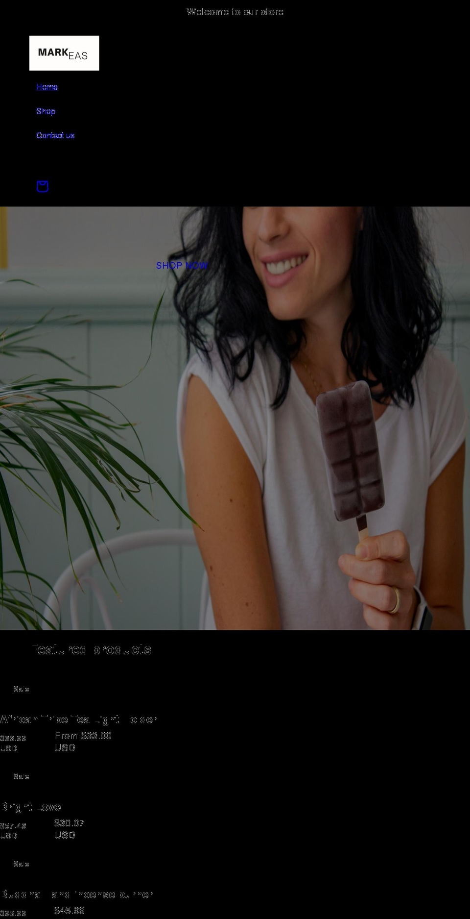 markeas.com shopify website screenshot