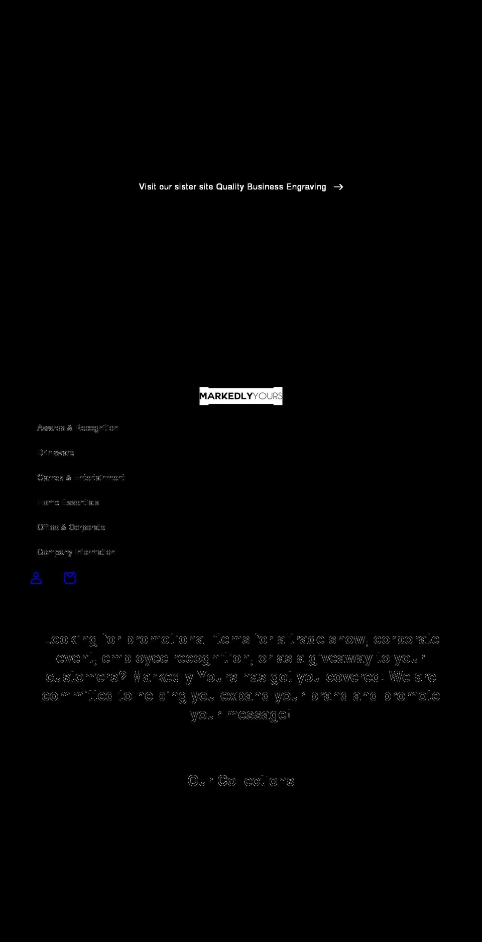 markedlyyours.com shopify website screenshot