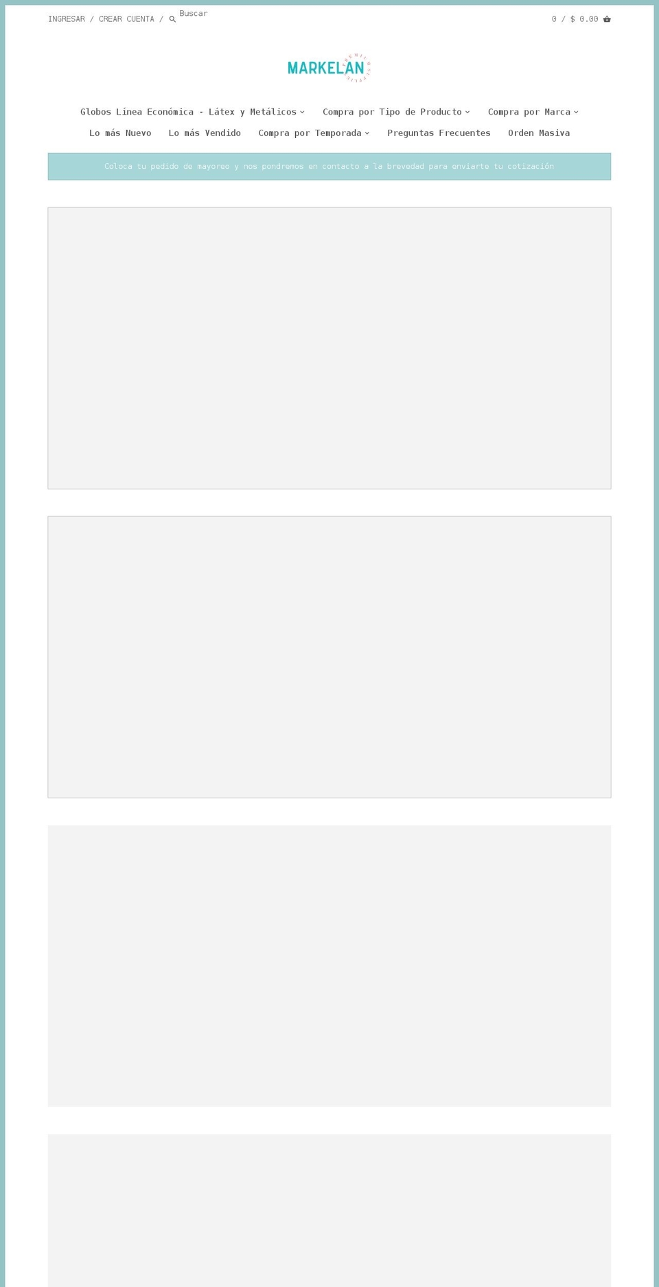 markelanshop.com — Shopify storefront screenshot