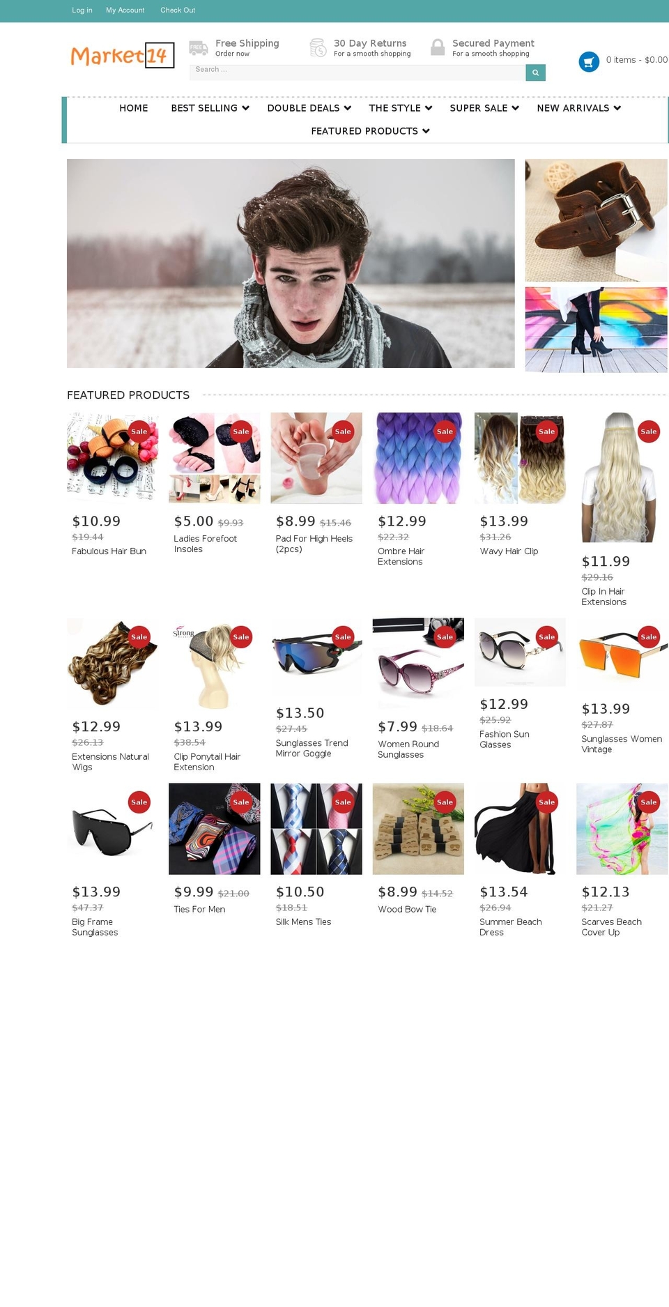 Copy of Copy of theme Shopify theme site example market14.com