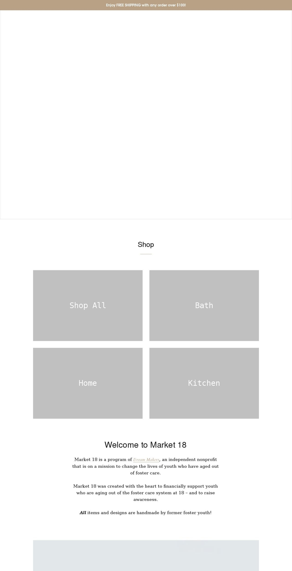 market18shop.com shopify website screenshot
