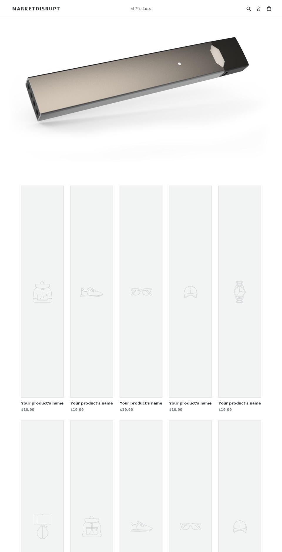 marketdisrupt.com — Shopify storefront screenshot