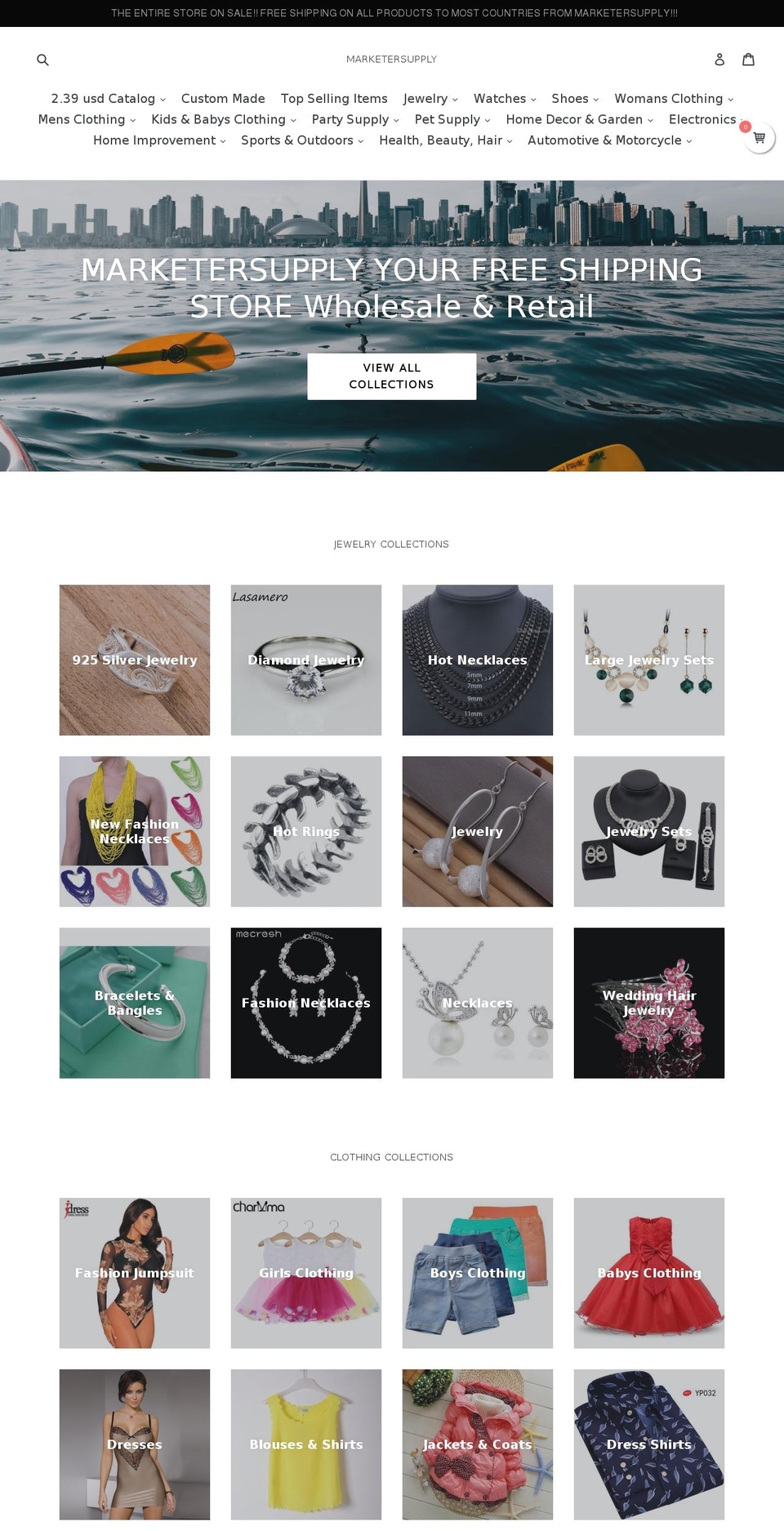 marketersupply.com — Shopify storefront screenshot