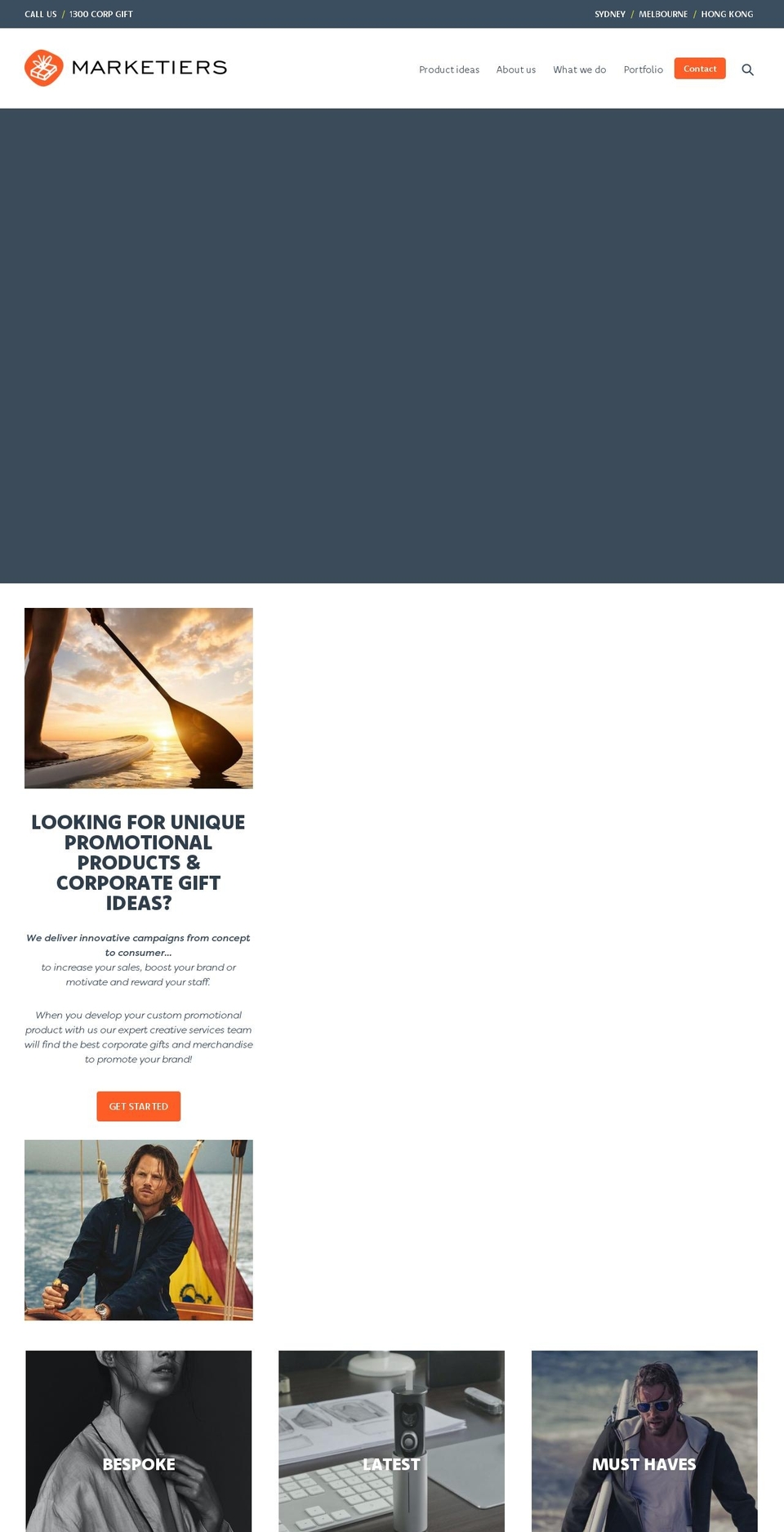 marketiers.com.au shopify website screenshot