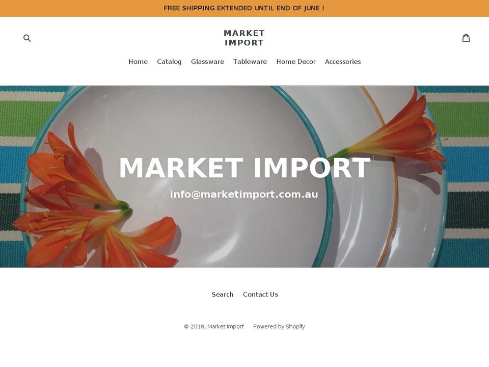 marketimport.com.au shopify website screenshot