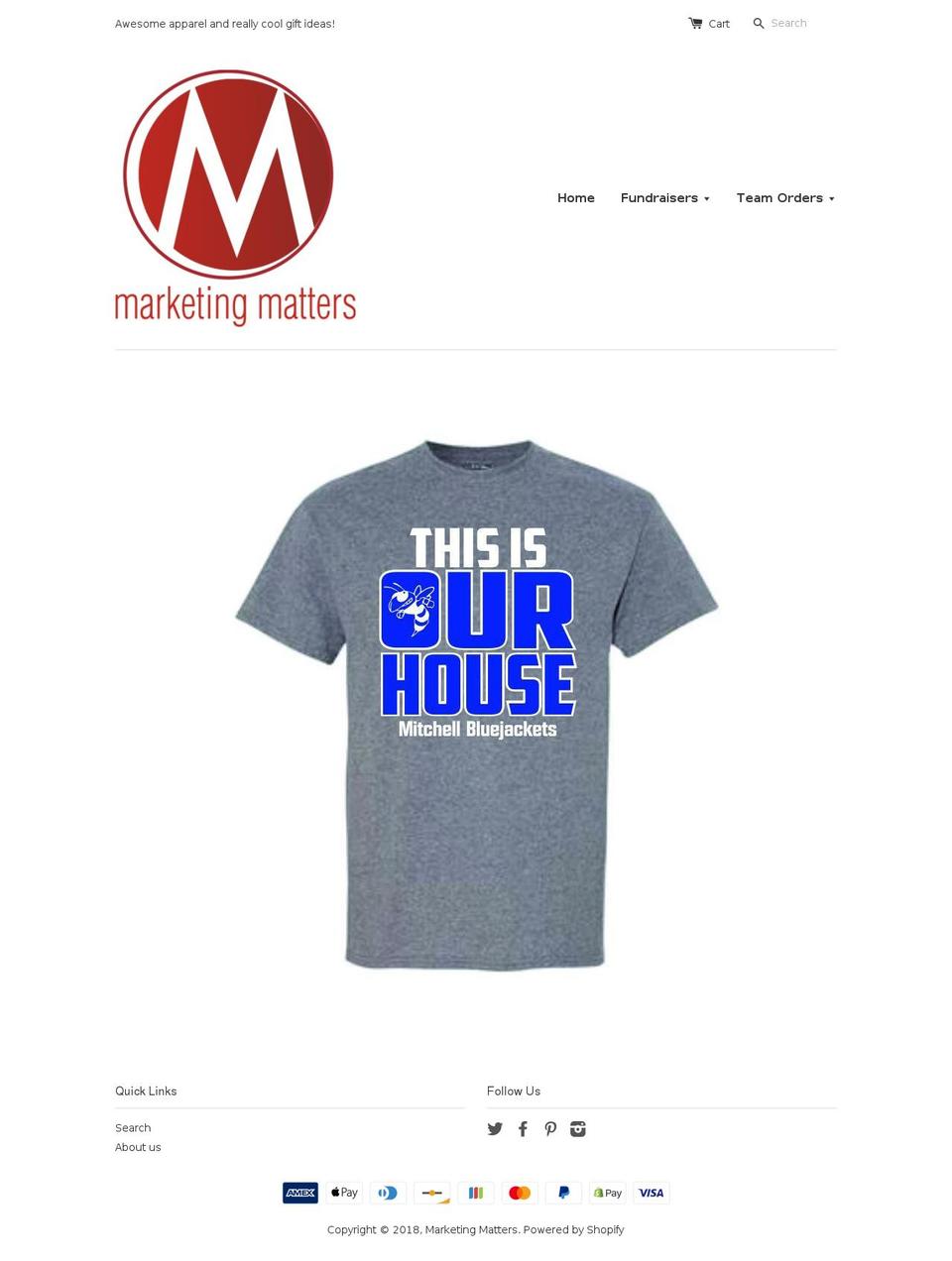 marketingmat.com shopify website screenshot