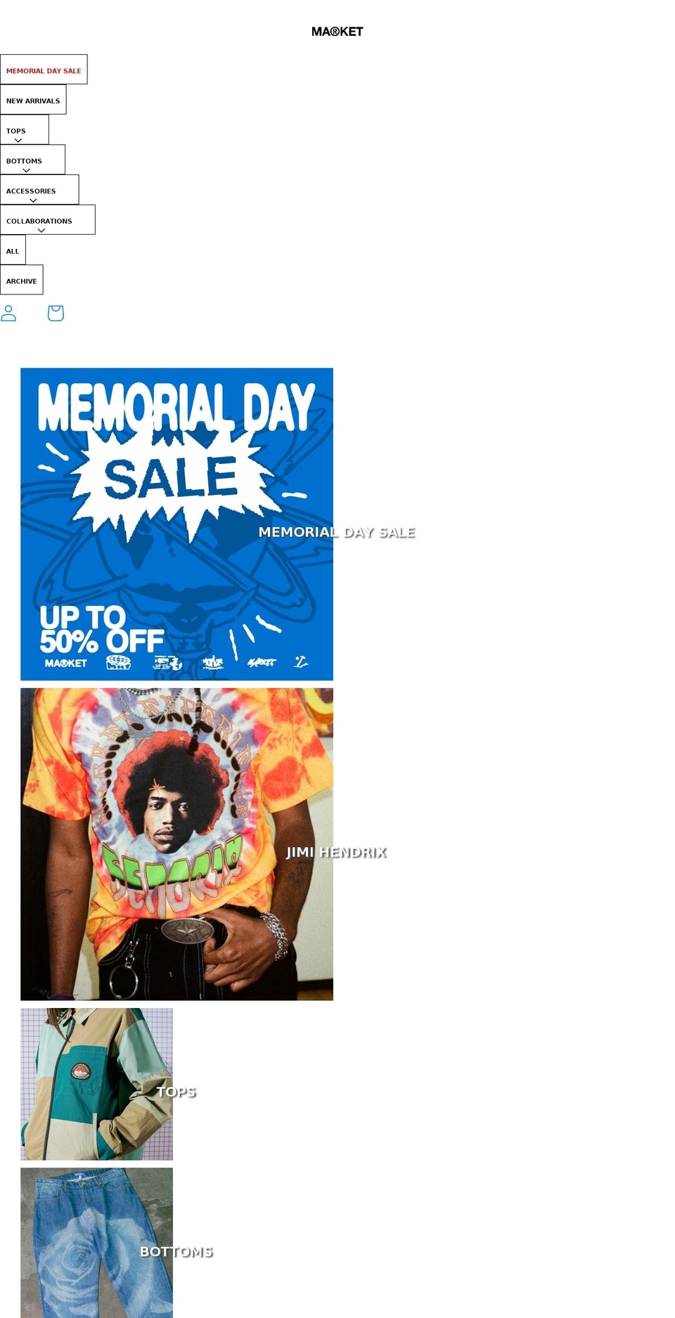 marketmarketmarket.com shopify website screenshot