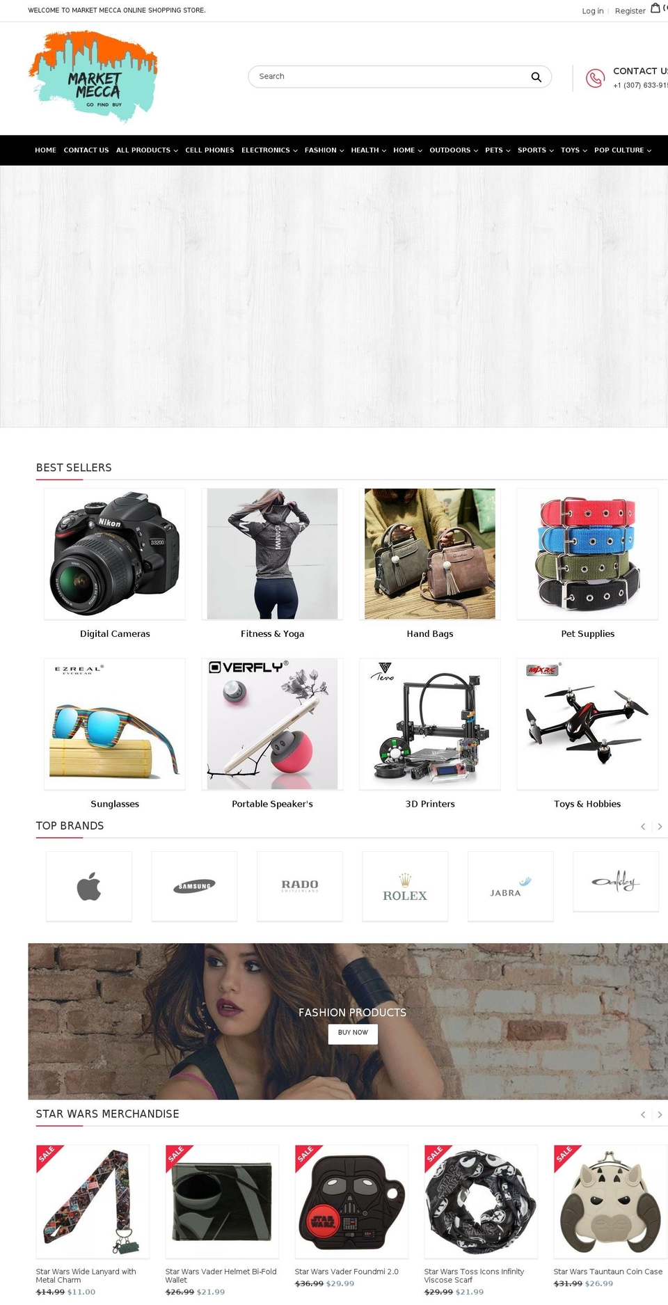 marketmecca.com — Shopify storefront screenshot