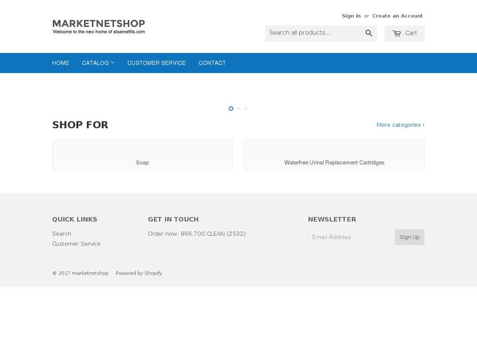 marketnetshop.com shopify website screenshot