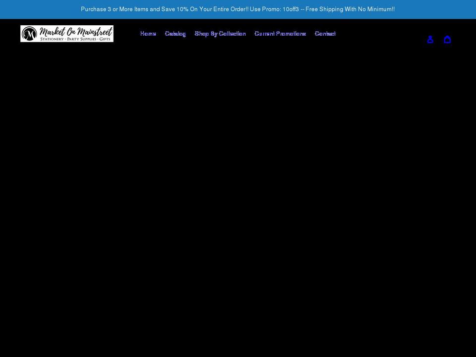 marketonmainstreet.com shopify website screenshot