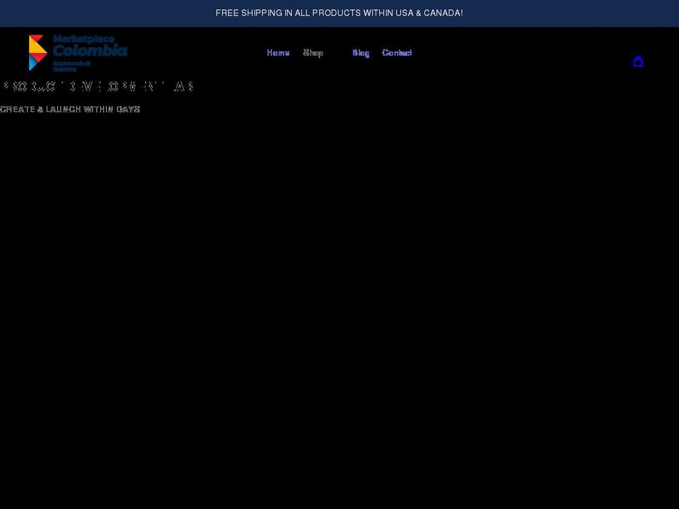marketplacecolombia.co shopify website screenshot